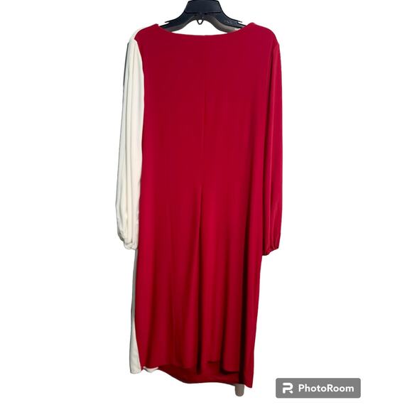 Kasper Quin Colorblock Split Sleeve Dress NWT - Picture 4 of 5